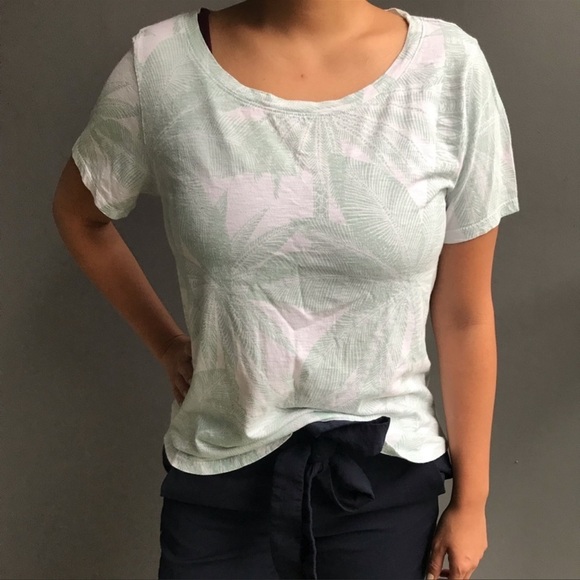 Marine Layer Round Neck Short Sleeve Palm Trees Print T Shirt Size Small - Picture 1 of 13